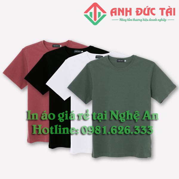 Báo giá in áo phông tại Nghệ An - Hotline: 0981 626 333